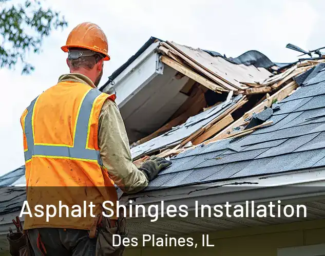  Asphalt Shingles Installation Des Plaines, IL