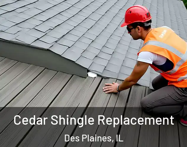  Cedar Shingle Replacement Des Plaines, IL