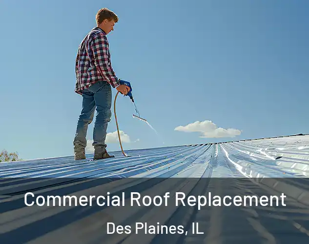  Commercial Roof Replacement Des Plaines, IL