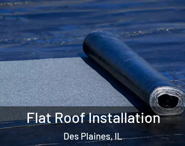  Flat Roof Installation Des Plaines, IL