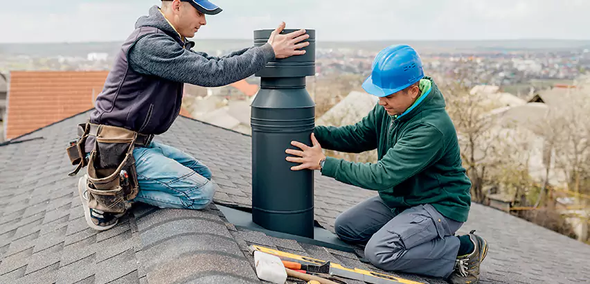 Chimney Flashing Replacement for Storm Damage in Des Plaines