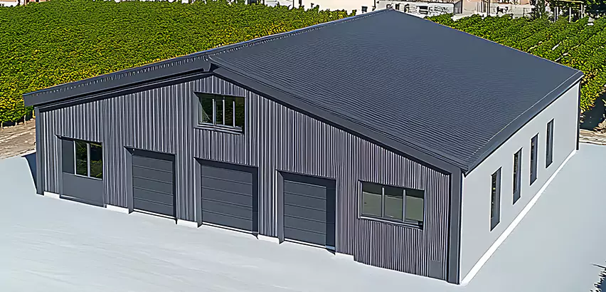 Corrugated Garage Roof Repair in Des Plaines