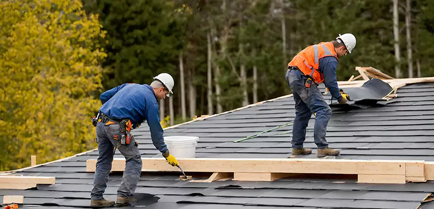 Garage Felt Roof Replacement in Des Plaines