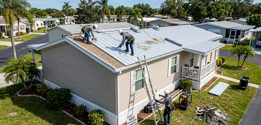Mobile Home Metal Roof Replacement in Des Plaines
