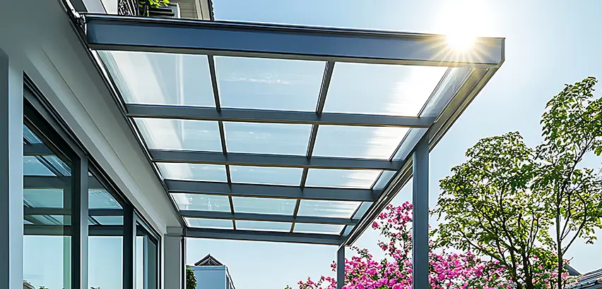 Glass Patio Roof Installation in Des Plaines