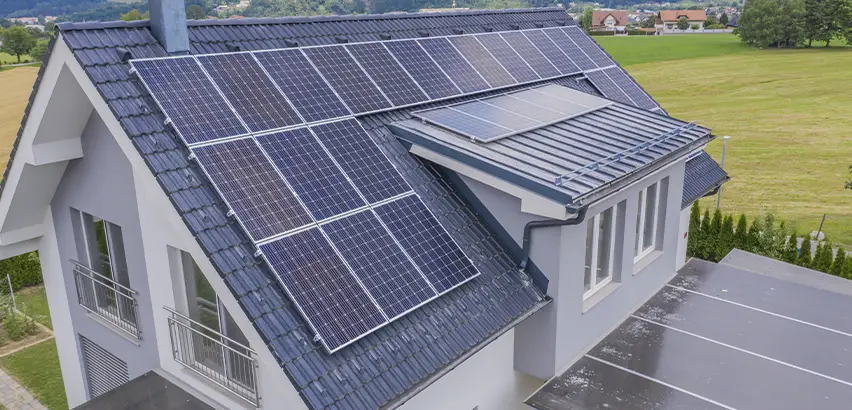 Residential Solar Roof Installation in Des Plaines