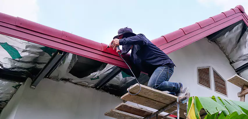 Residential Wind Damage Roof Repair in Des Plaines