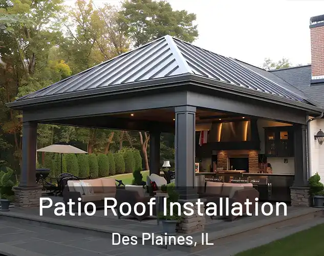  Patio Roof Installation Des Plaines, IL