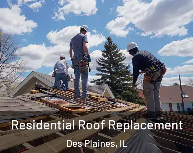  Residential Roof Replacement Des Plaines, IL
