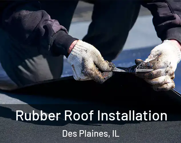  Rubber Roof Installation Des Plaines, IL