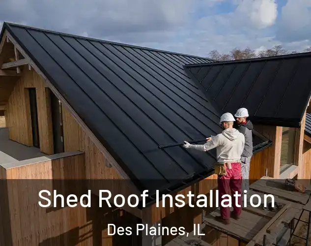  Shed Roof Installation Des Plaines, IL