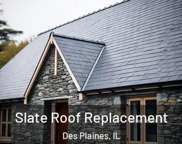  Slate Roof Replacement Des Plaines, IL
