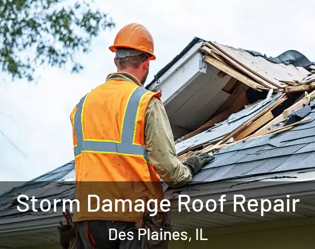  Storm Damage Roof Repair Des Plaines, IL