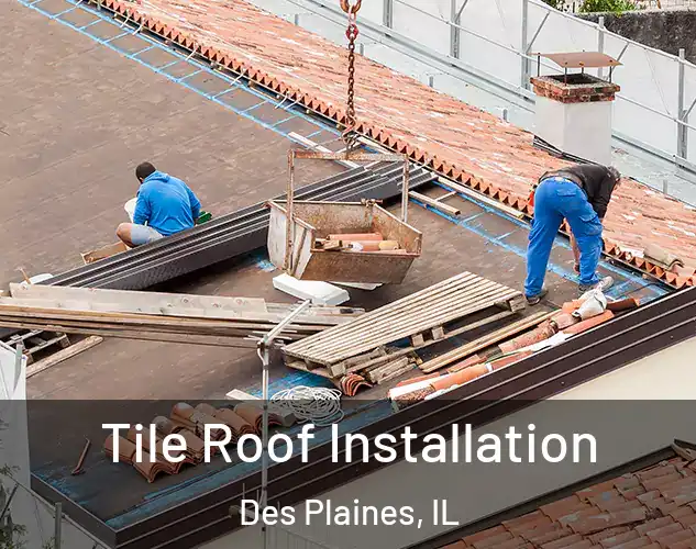  Tile Roof Installation Des Plaines, IL